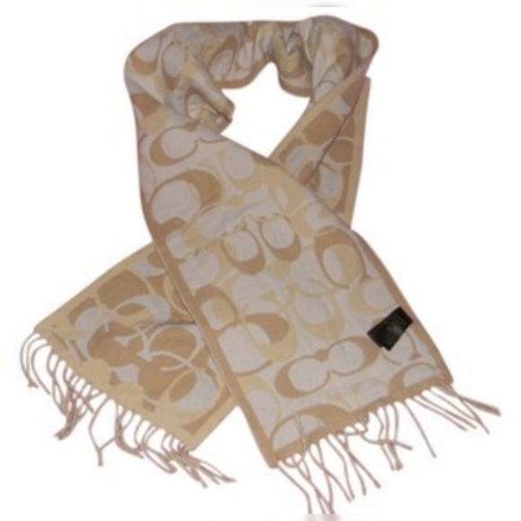 Coach Signature Reversible Muffler Scarf - Picture 2 of 8